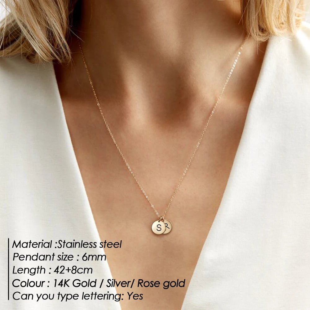 Custom Initial Name Necklace