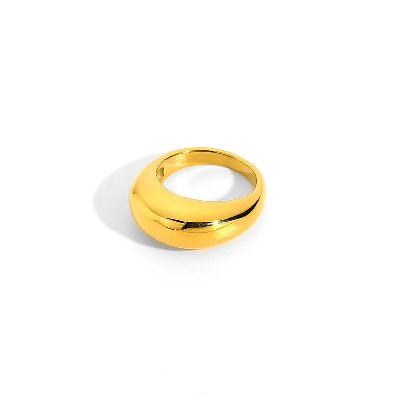 Gold Dome Rings