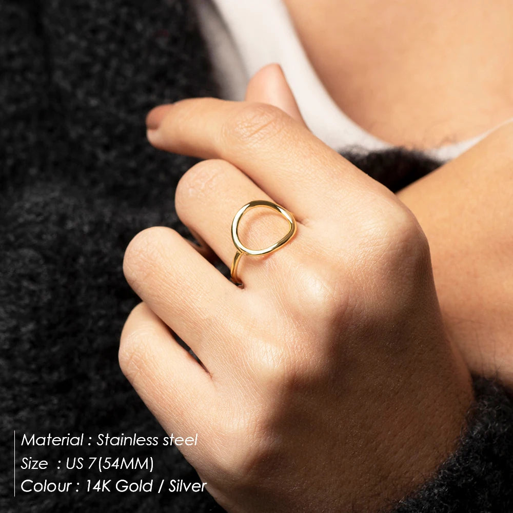 Vintage Geometric Pinky Ring