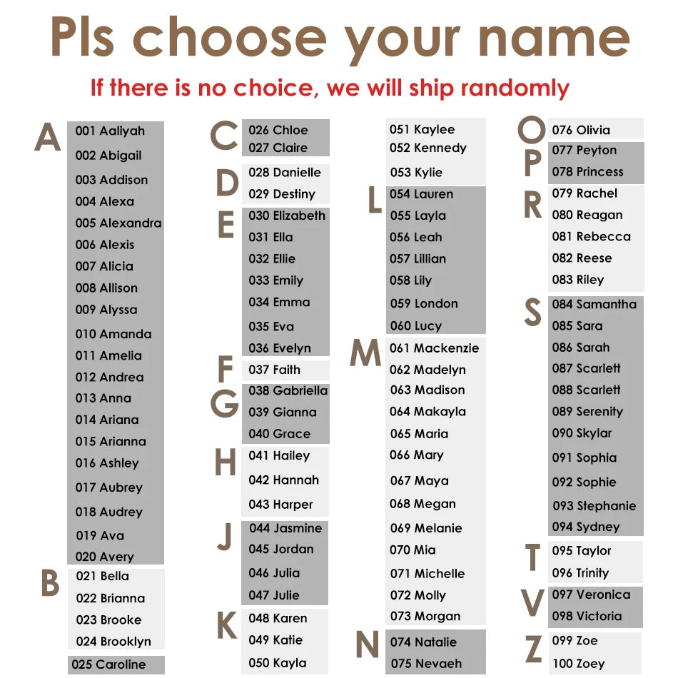 Personalized Letter Name Necklace