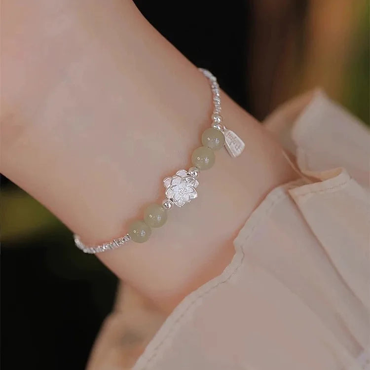 Love Heart Silver Bracelet