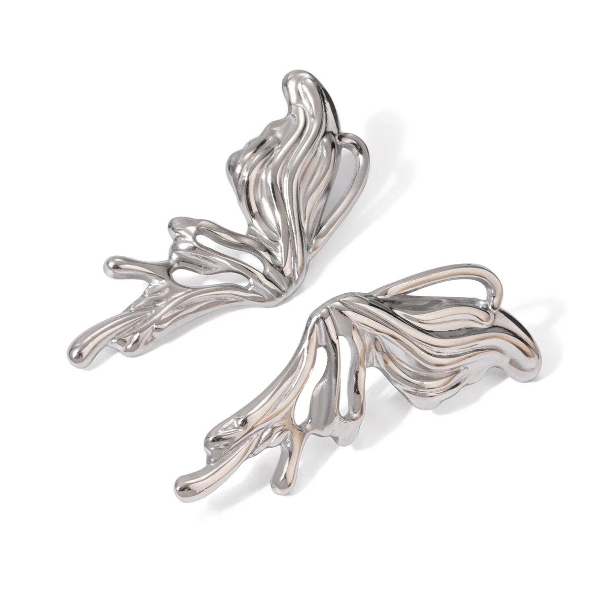 Butterfly Steel Earrings