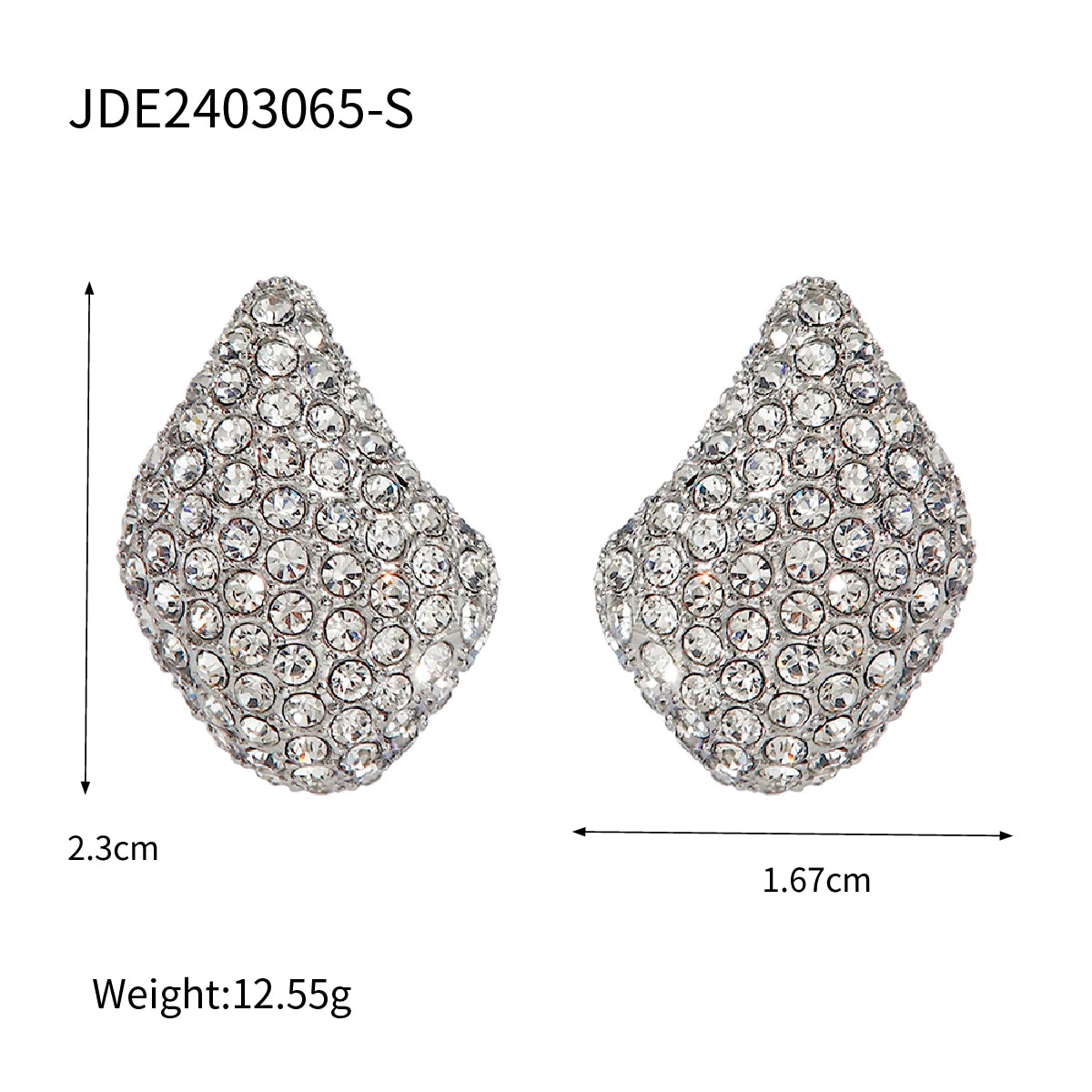 Water Drop Diamond Earrings