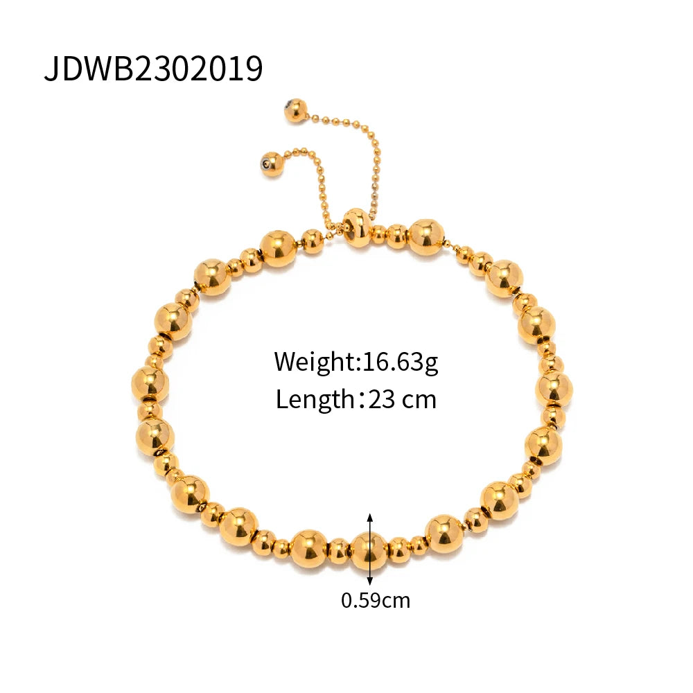 Gold PVD Stainless Steel Chain Bracelet