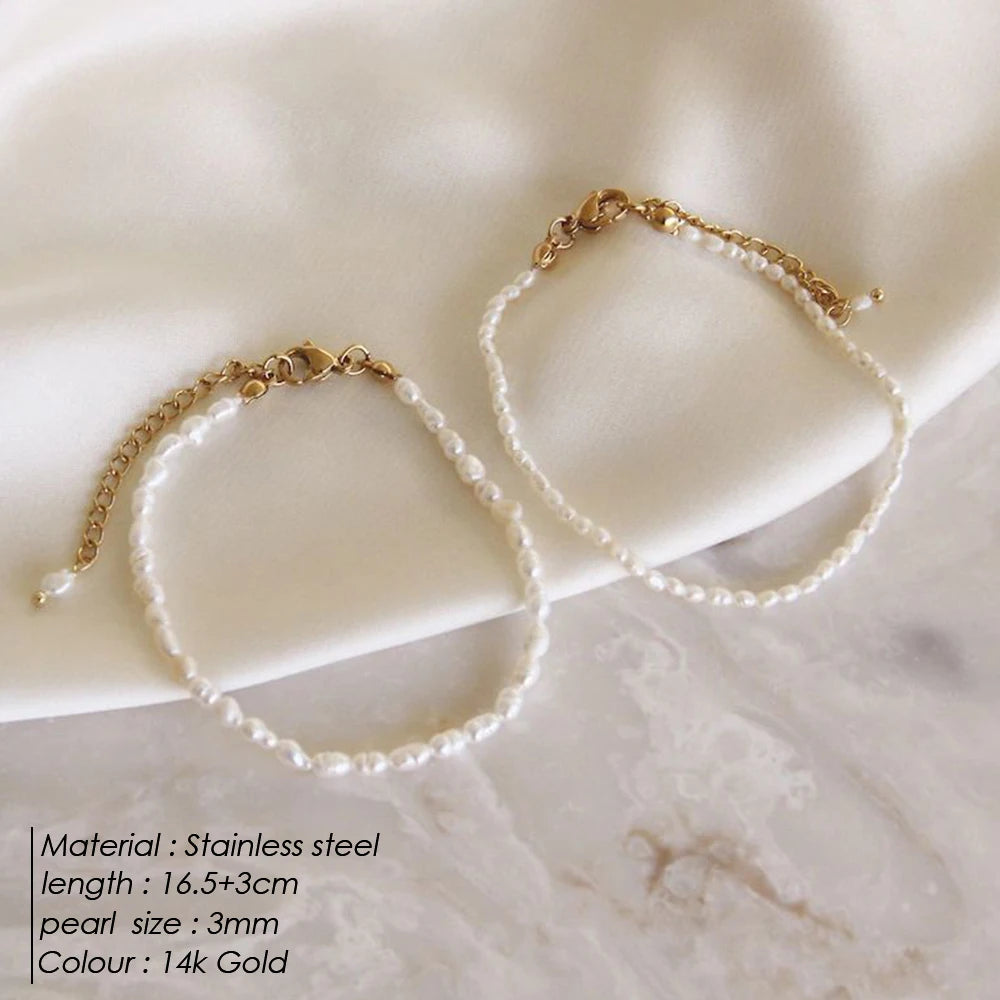 Pearl Stainless Steel Bracelet
