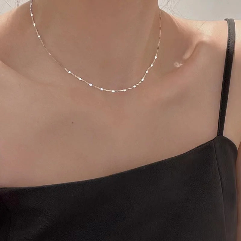 Silver Choker Necklace