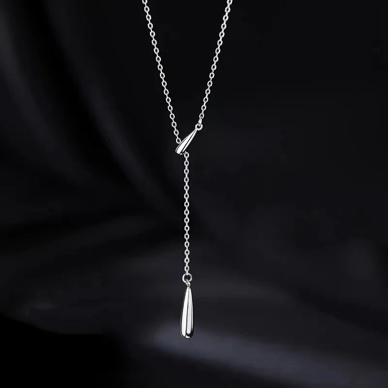 Personalized Geometric Silver Choker