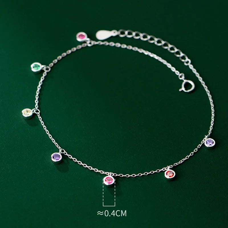 Simple Silver Anklet