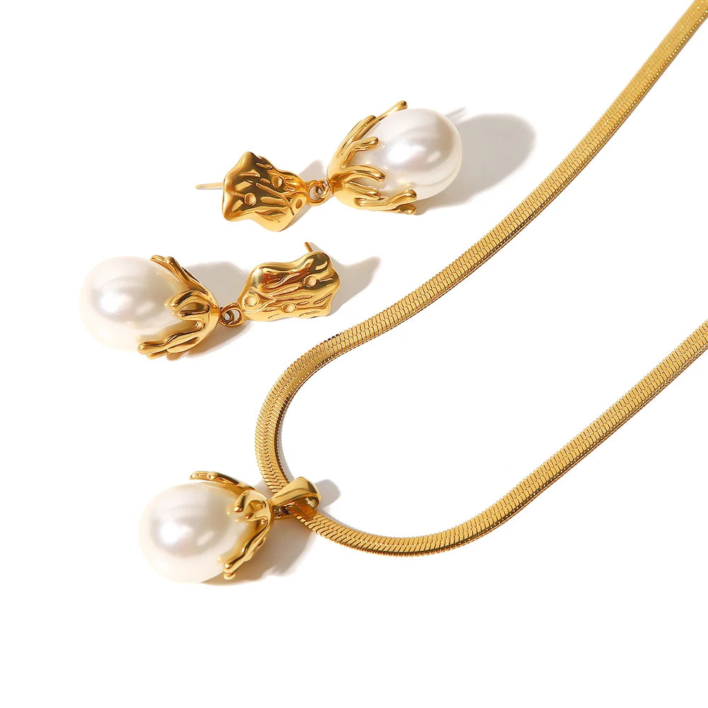 Gold Baroque Jewelry Set