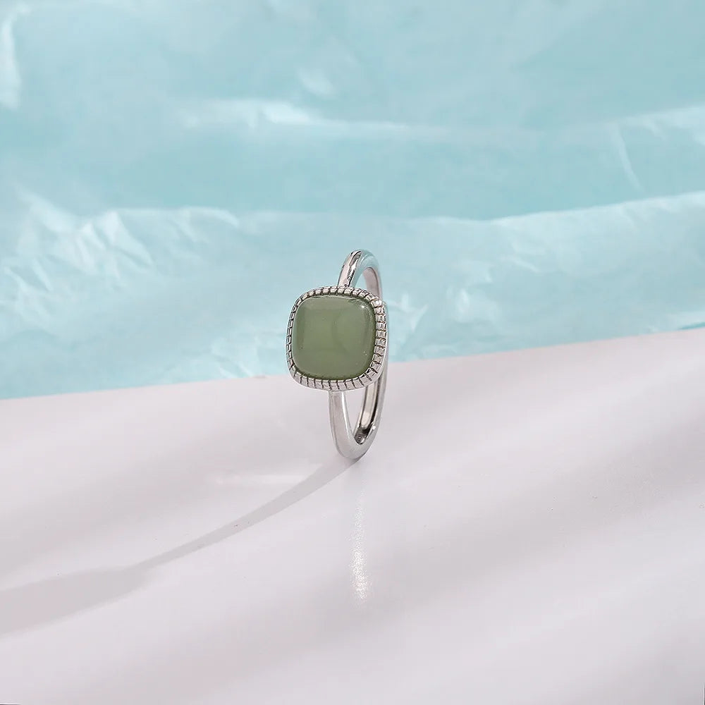 Lava Jade Bamboo Ring