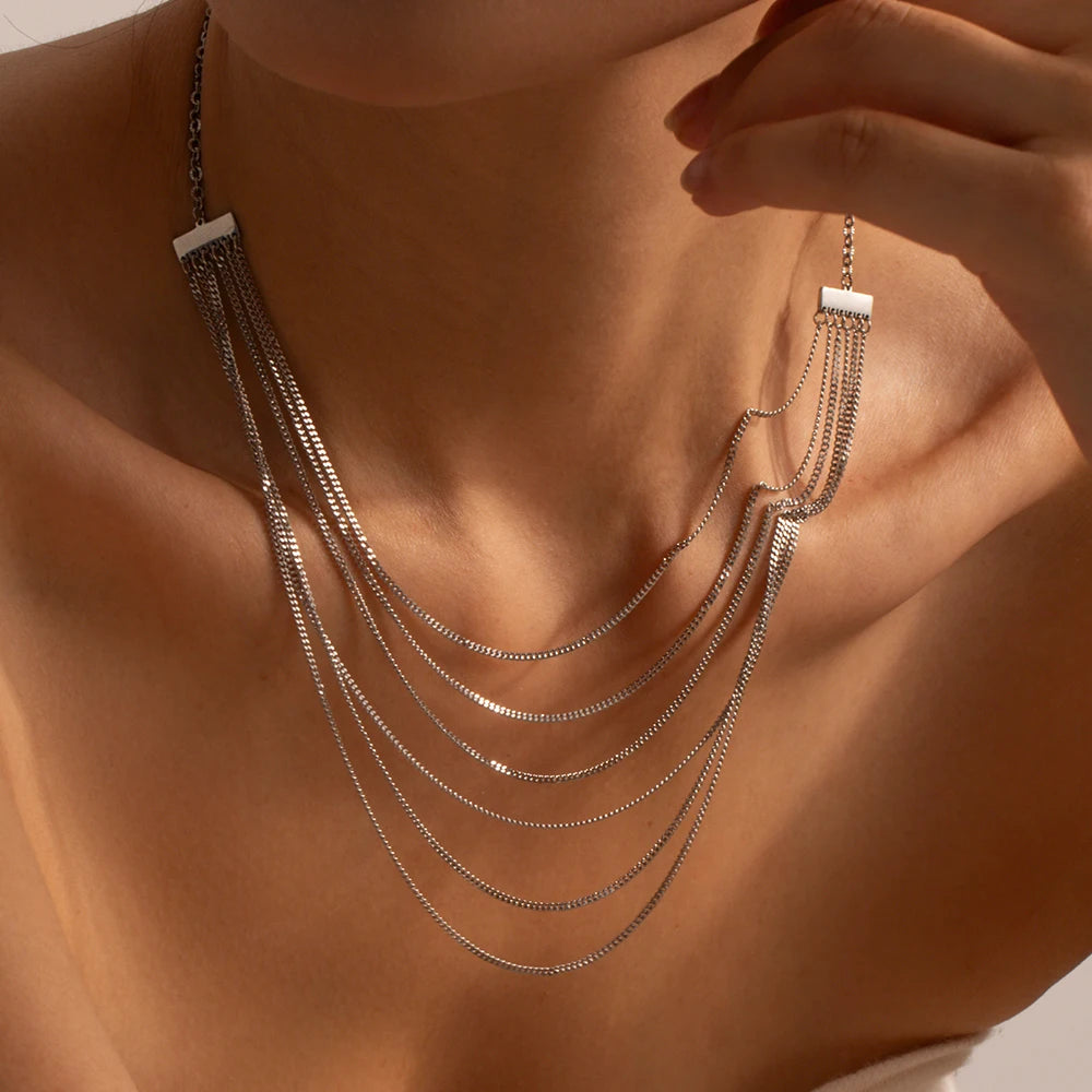 Tassel Layered Necklace