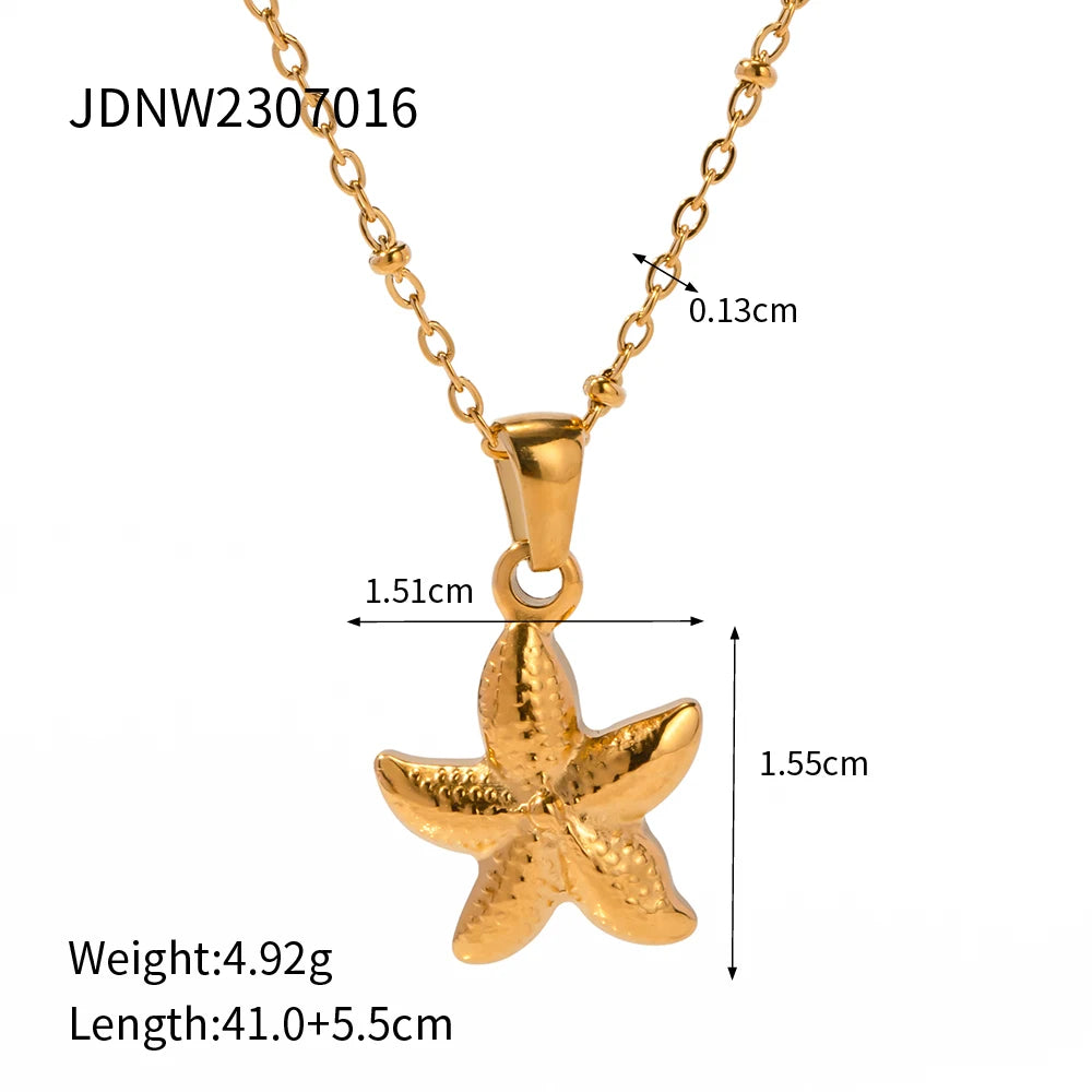 Gold Snail Pendant Necklace