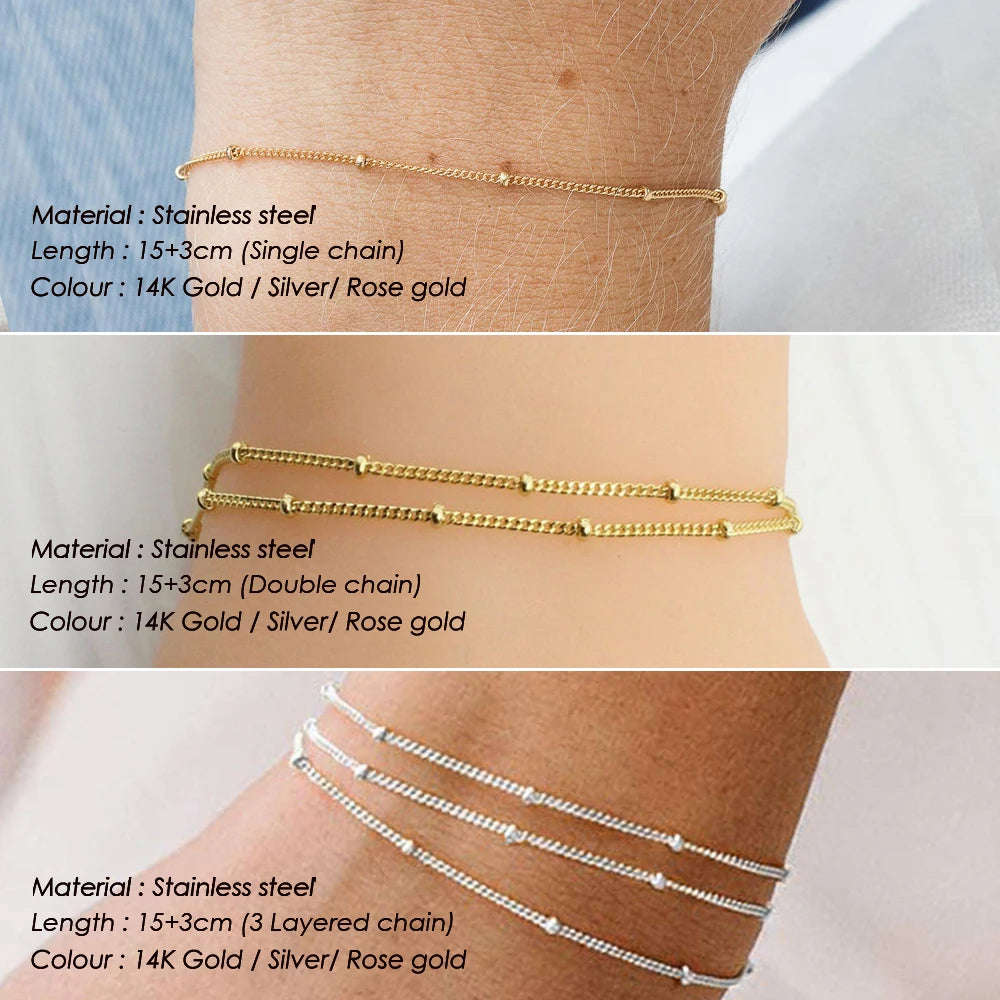 Ball Chain Bracelet for Women