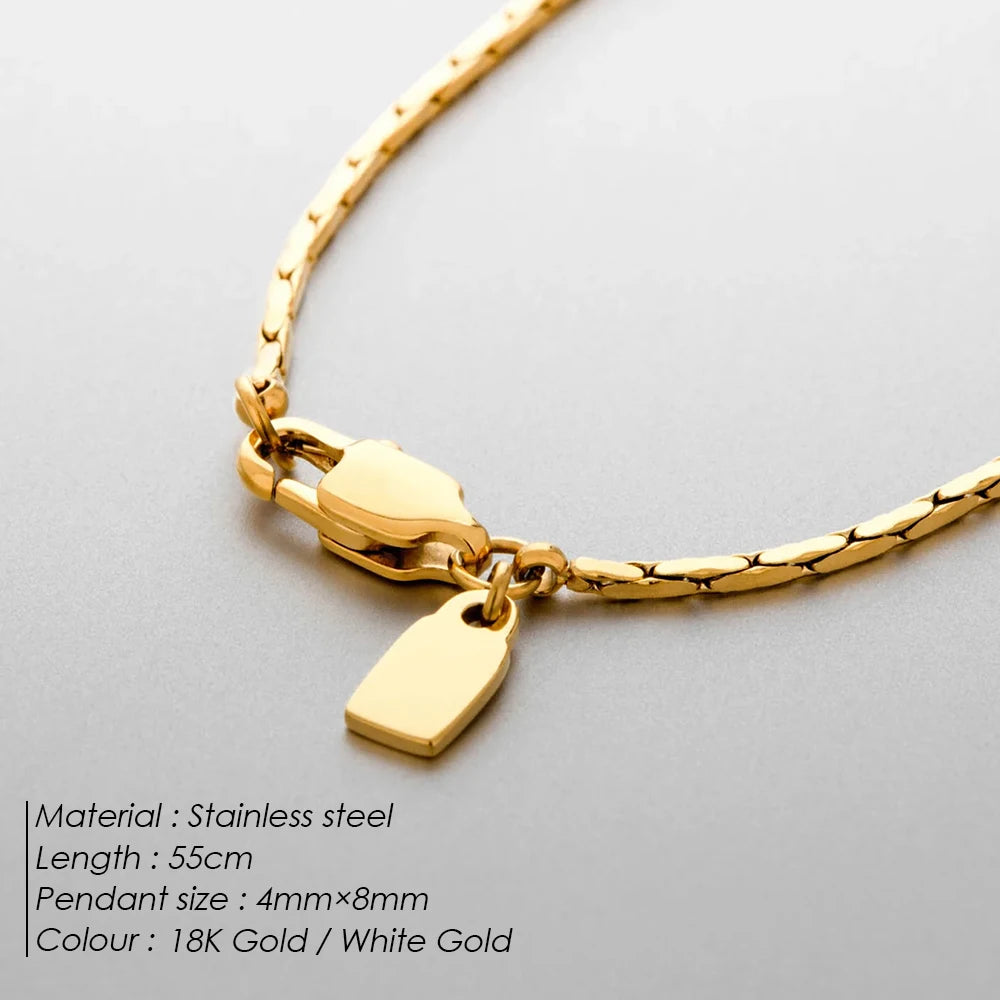 Steel Wire Hip Hop Chain Necklace