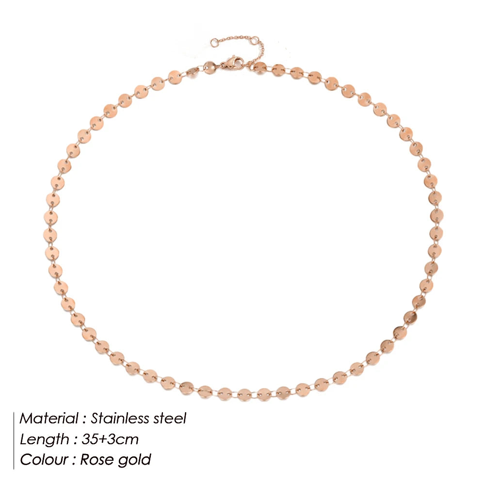 Gold Stainless Steel Choker