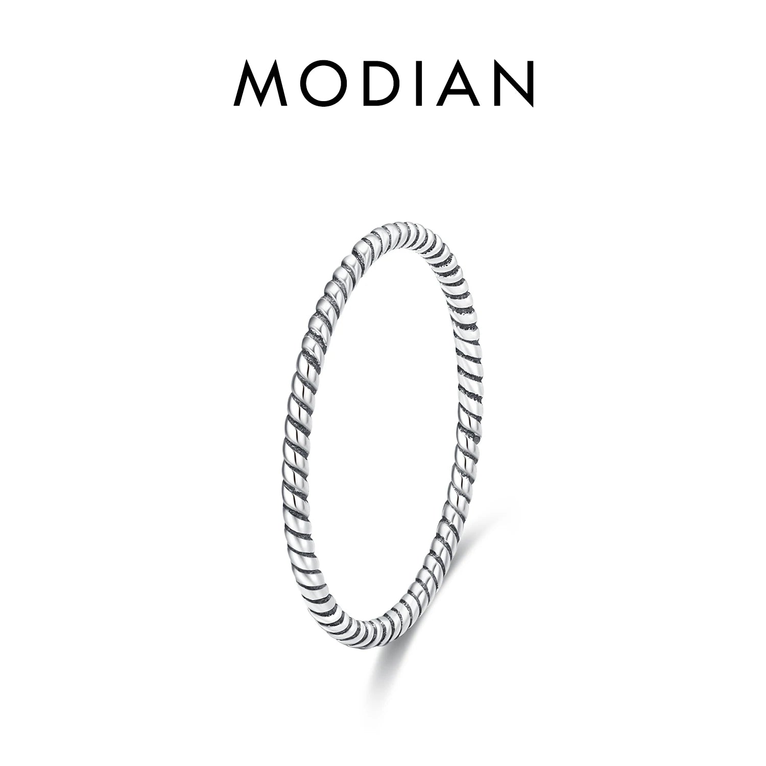 Wave Geometric Silver Ring