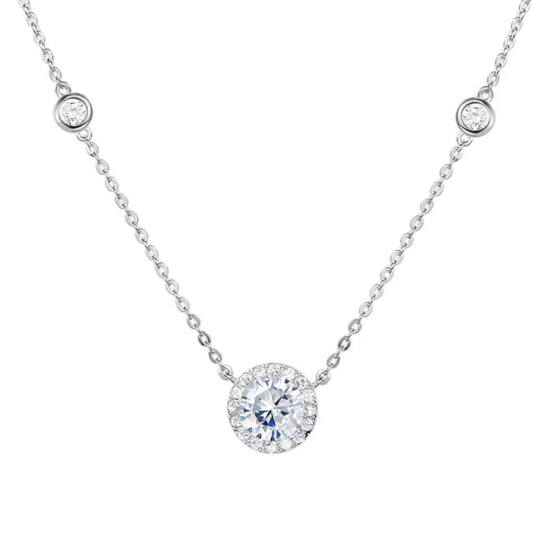 Heart Zirconia Pendant Choker