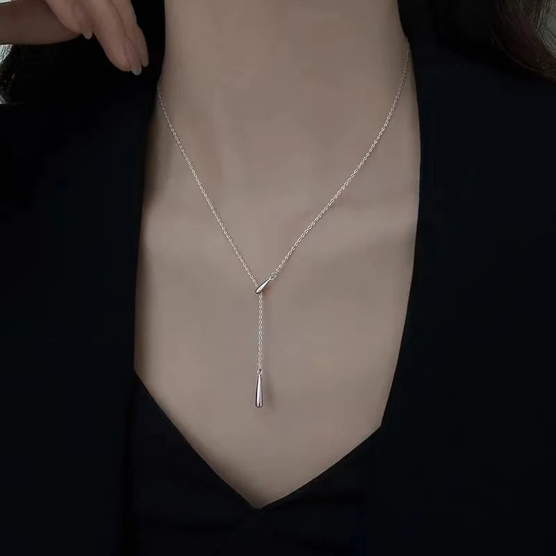 Personalized Geometric Silver Choker