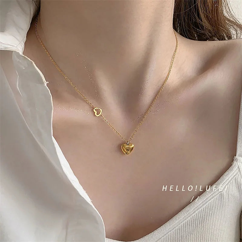 Heart Love Pendant Necklace