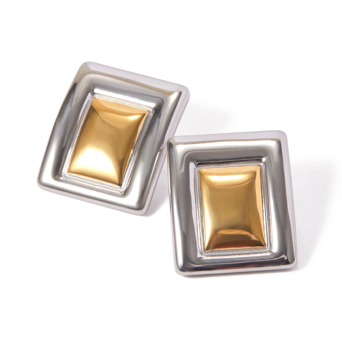 Color Block Statement Earrings