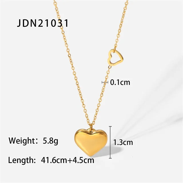 Heart Love Pendant Necklace