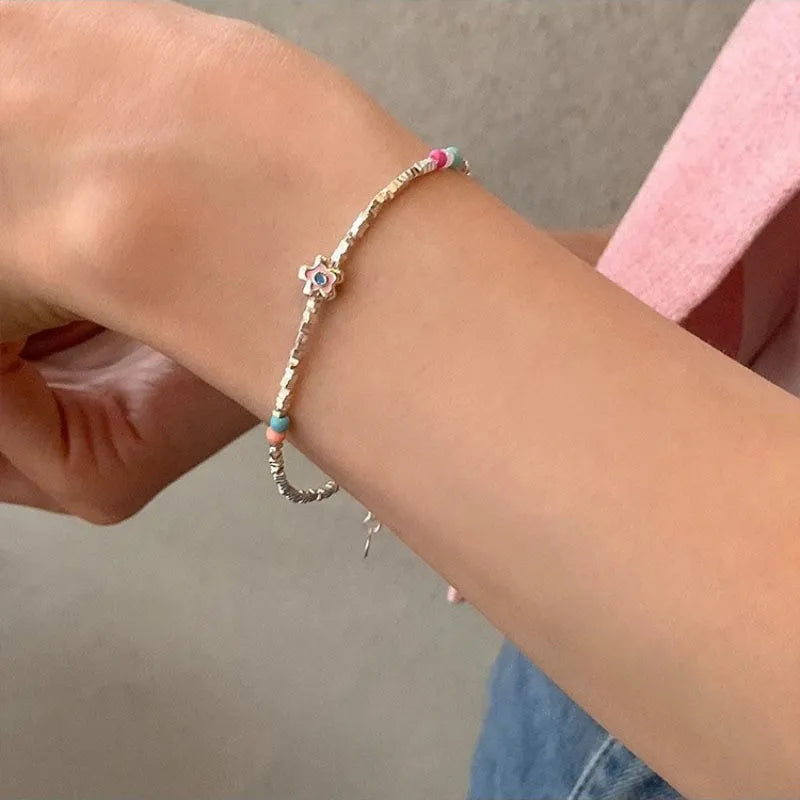 Handmade Pearl Geometric Bracelet