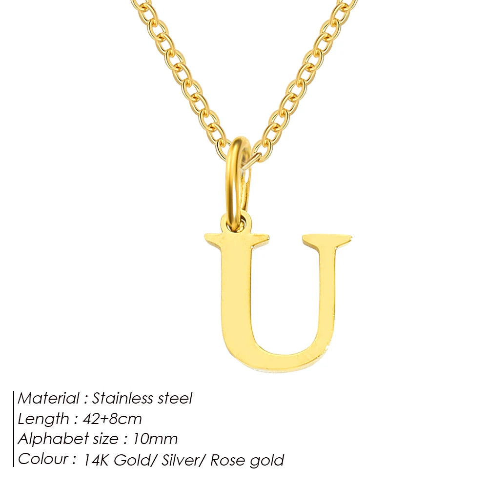 DIY Initial O Necklace