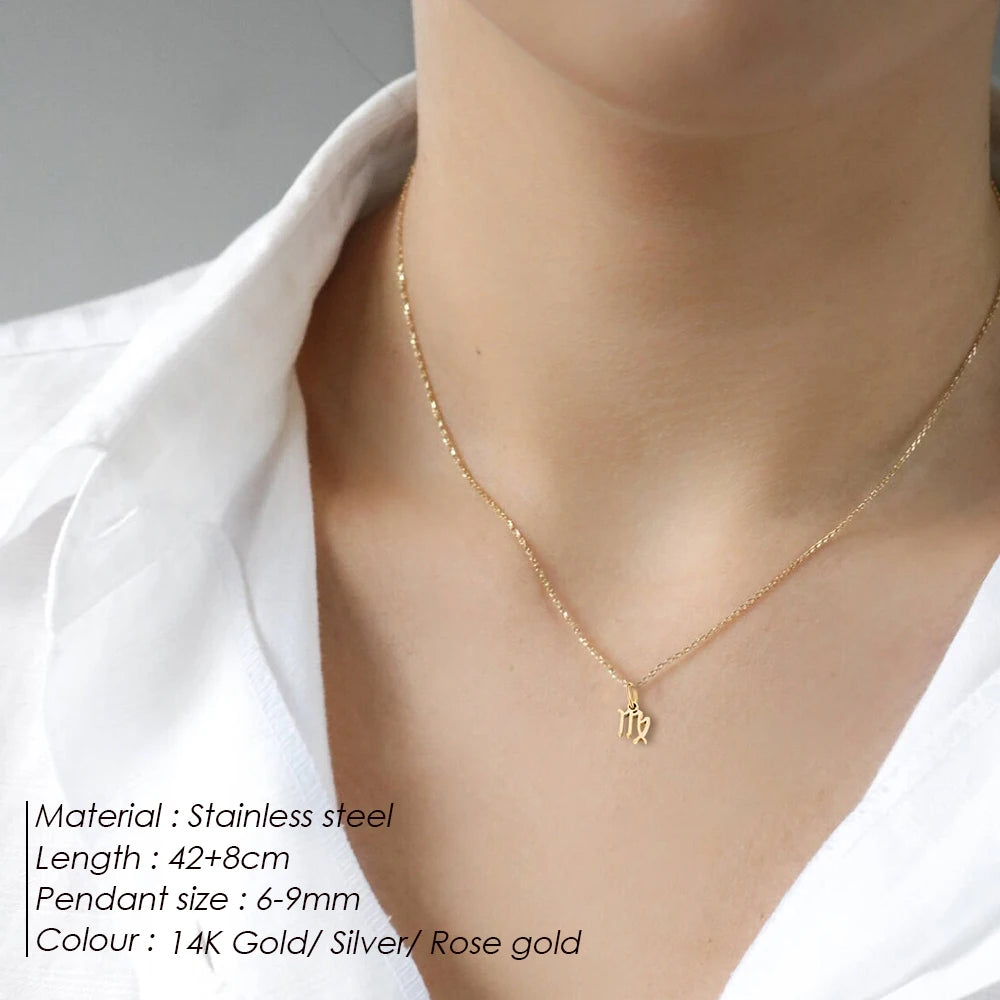 Zodiac Constellation Necklace