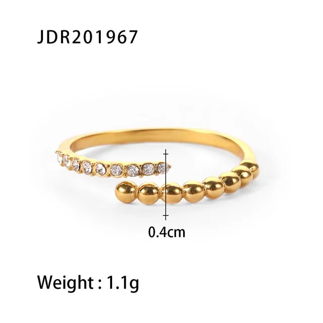 Gold Textured Ring