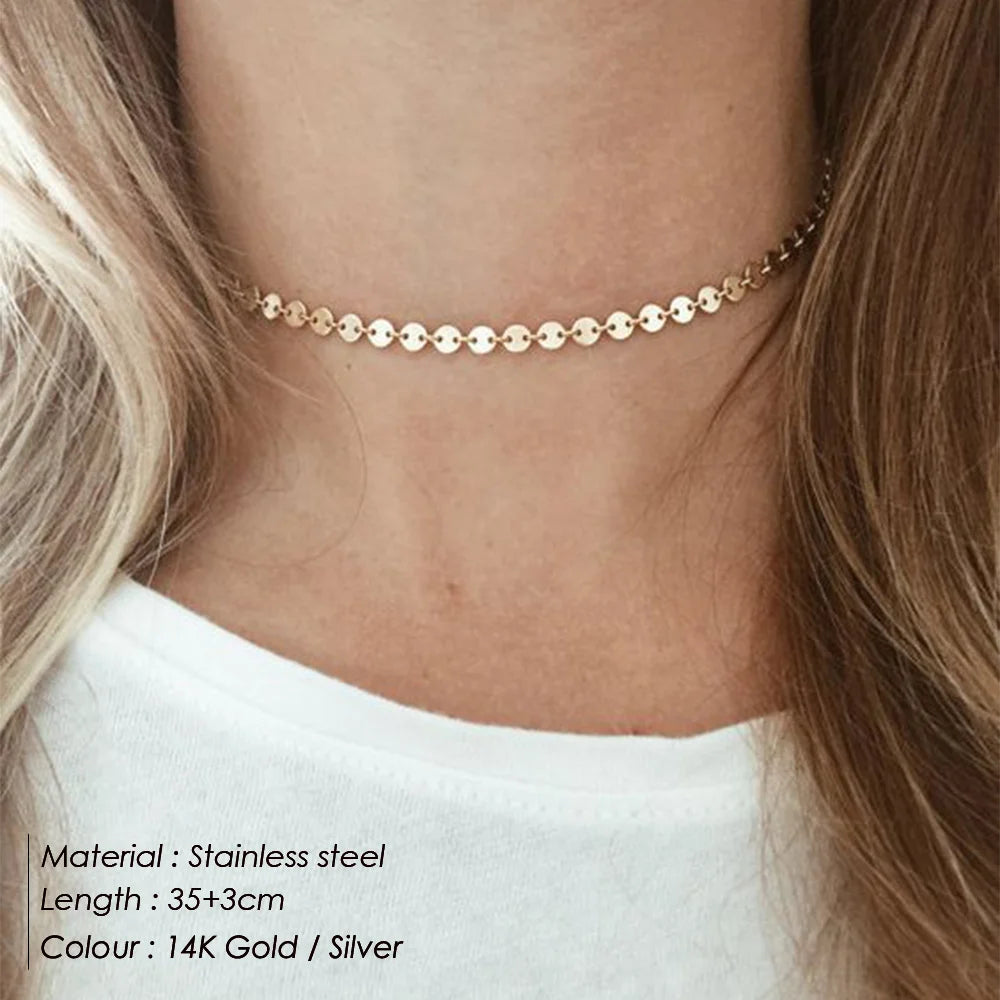Gold Stainless Steel Choker