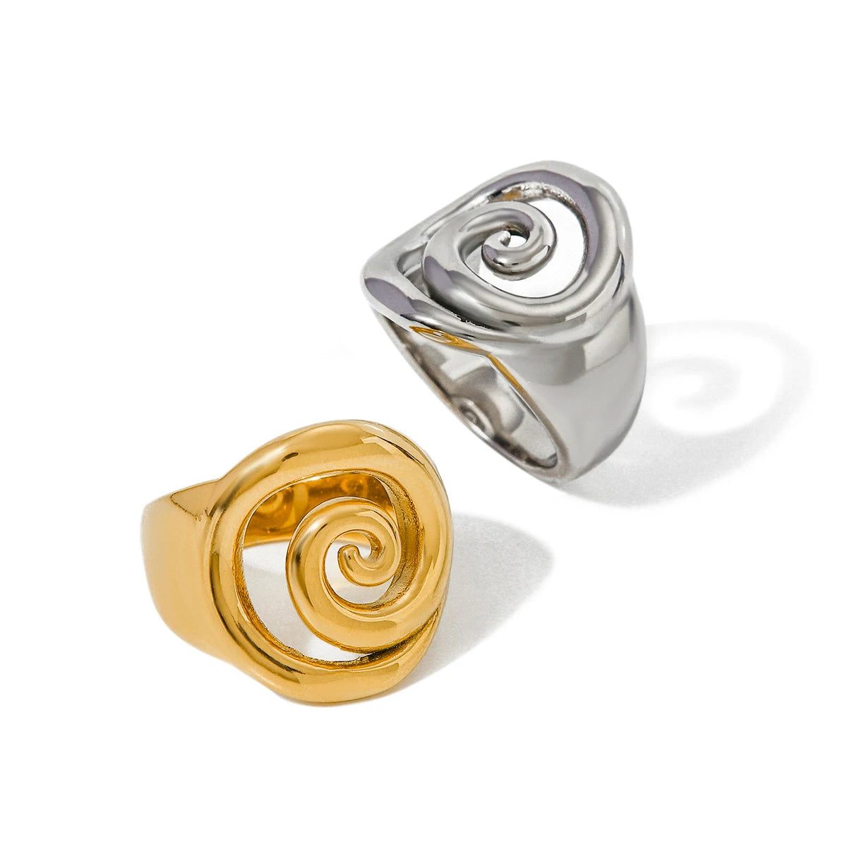 Gold Spiral Ring