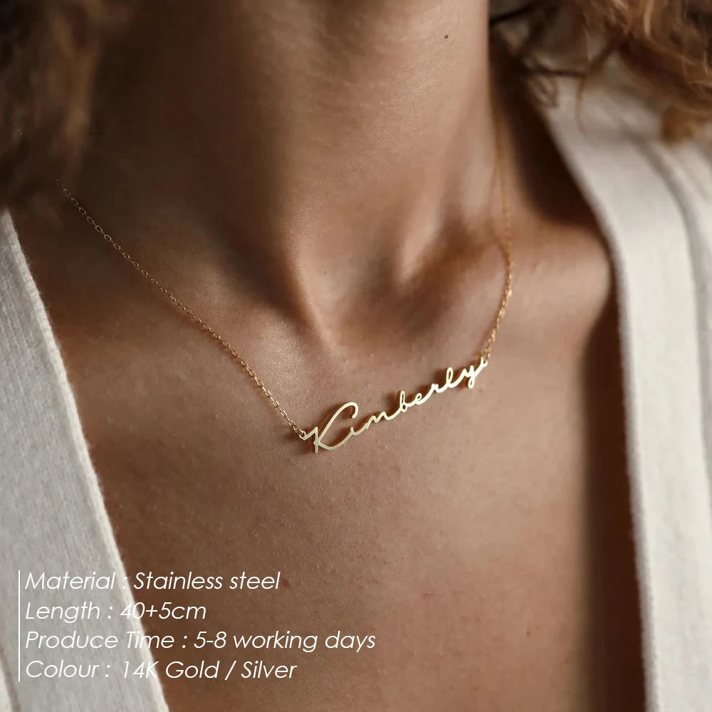 Personalized Initial Name Necklace