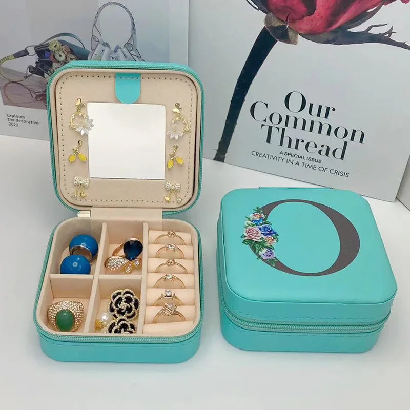 Personalized Leather Jewelry Box