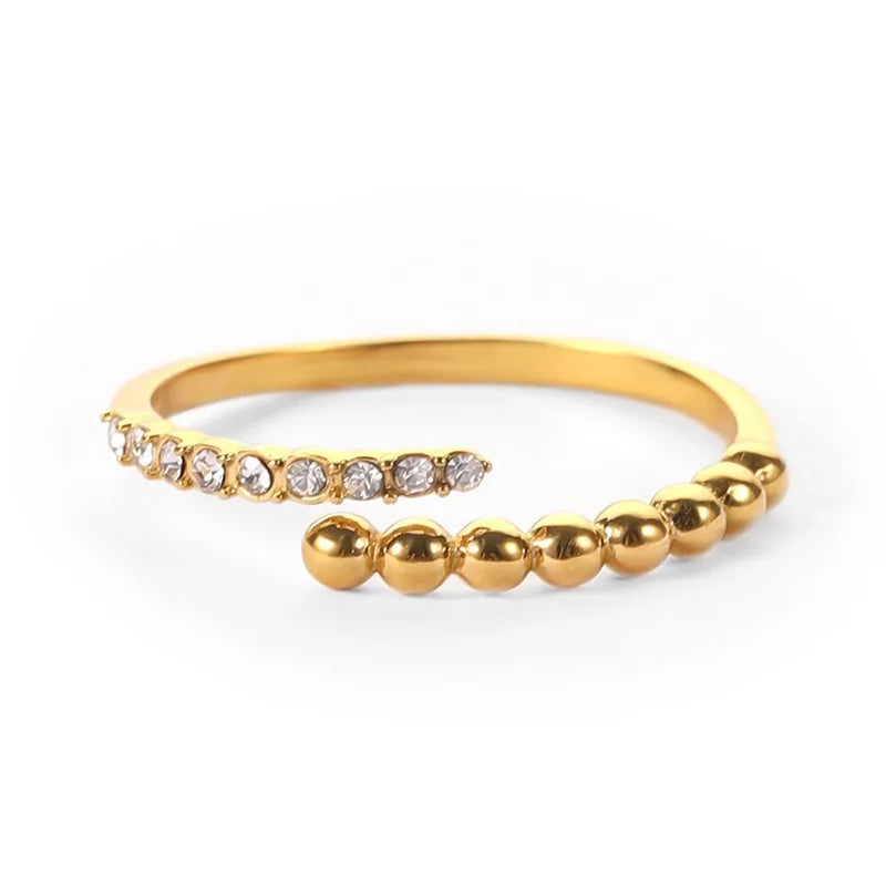 Gold Textured Ring