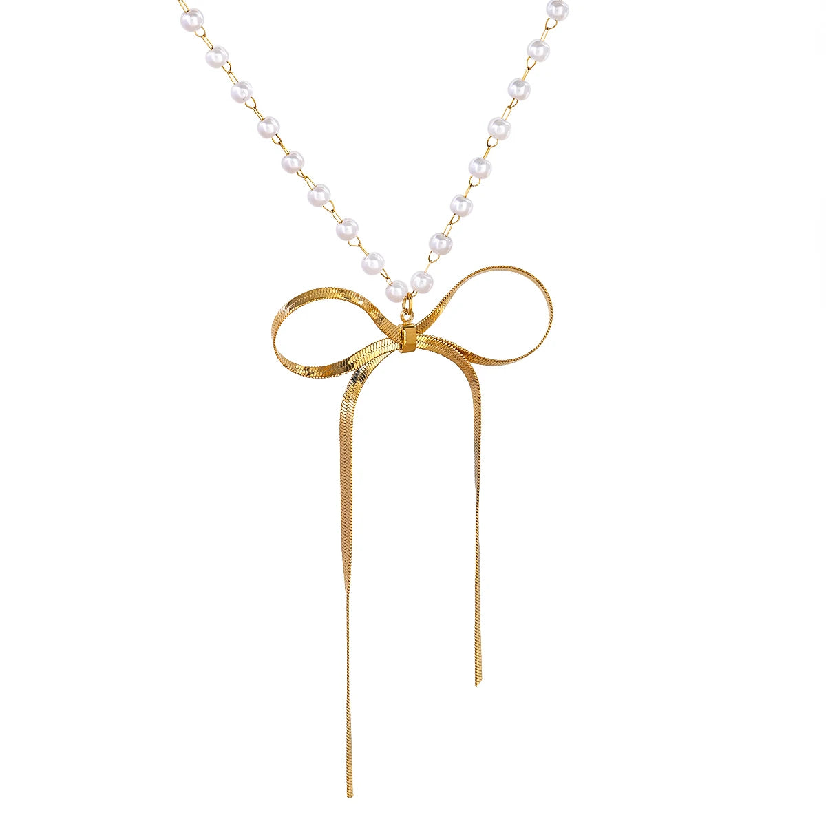Bowknot Pendant Necklace