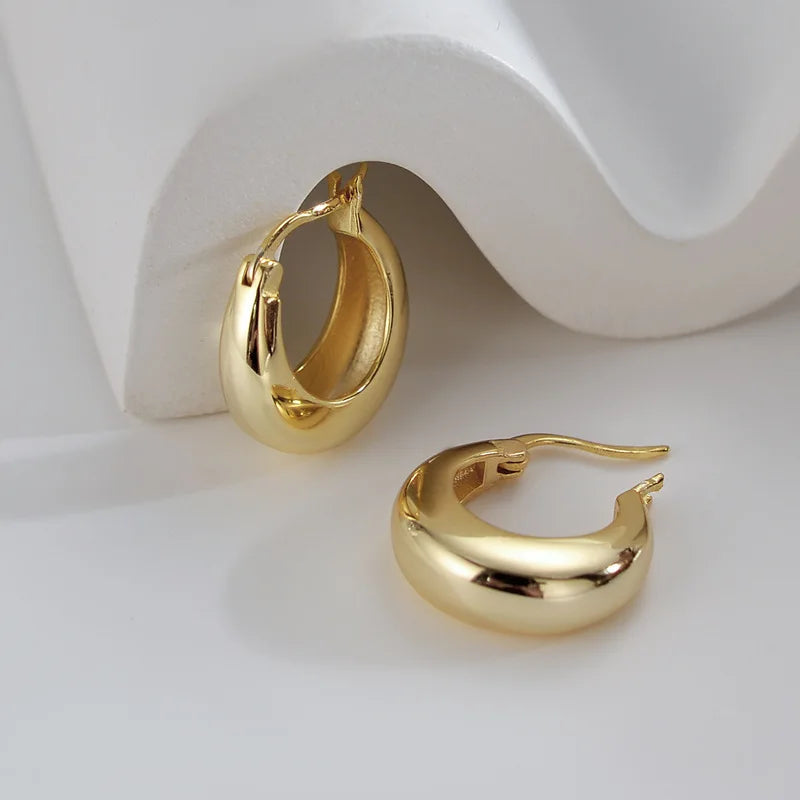 925 Silver Hoop Earrings