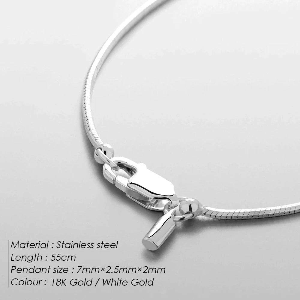 Gold Plated Snake Chain Necklace