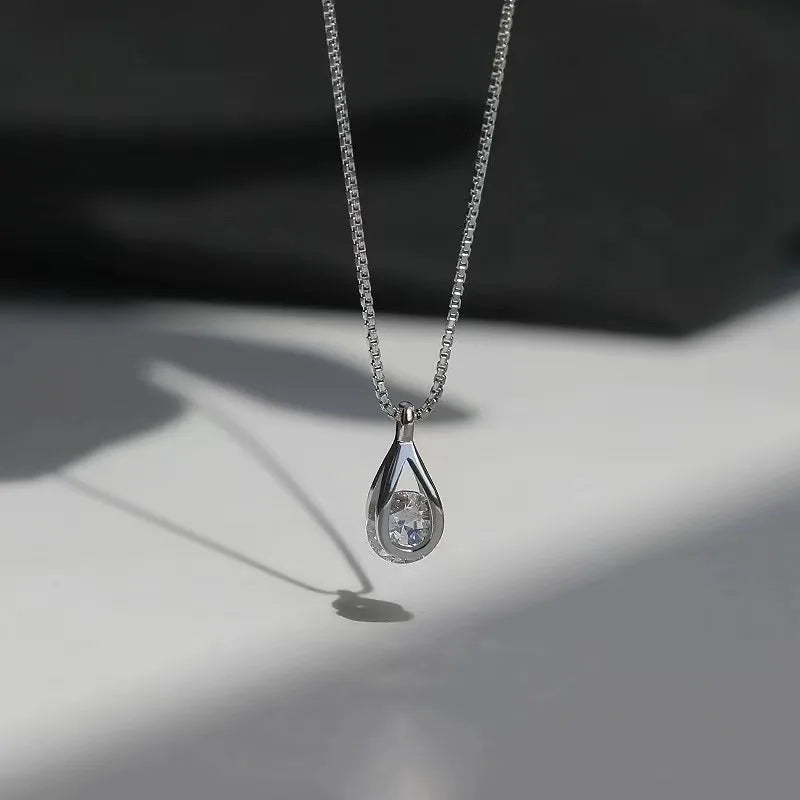 Teardrop Zirconia Choker Necklace