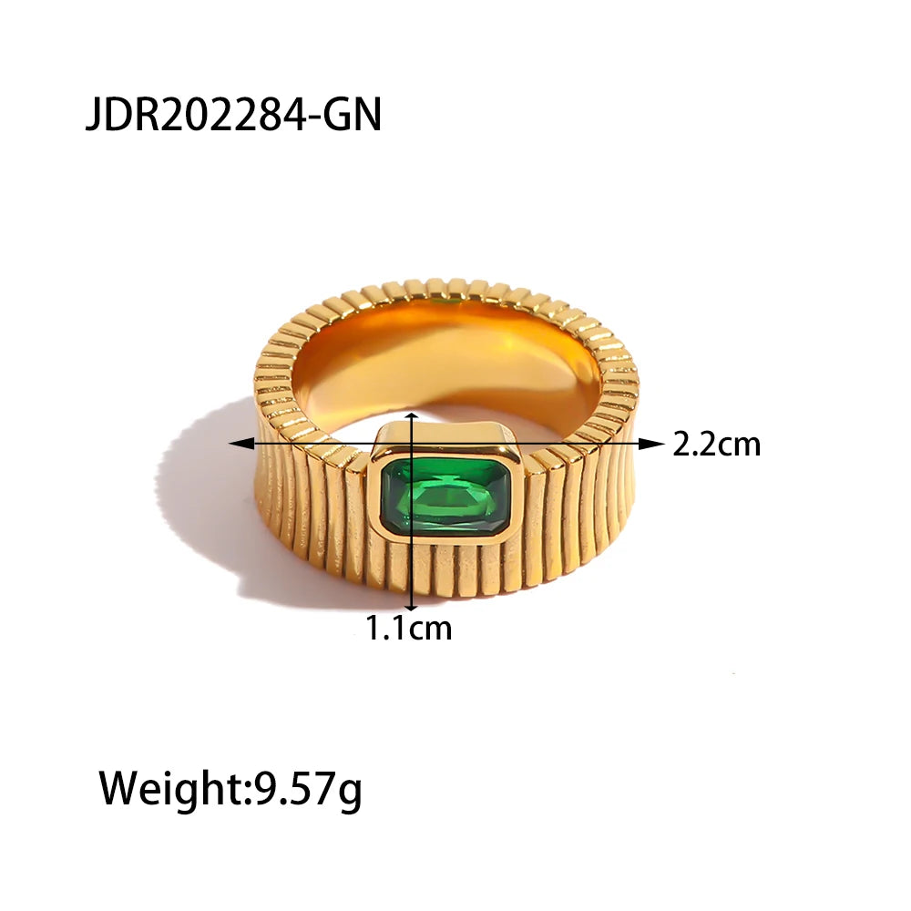 Geometric Metal Casting Ring