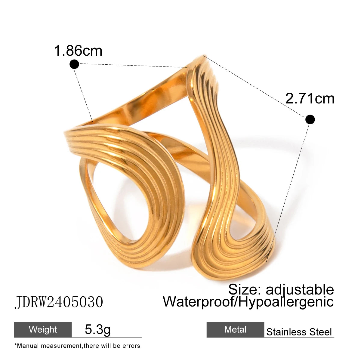 Threaded Shape Openable Ring