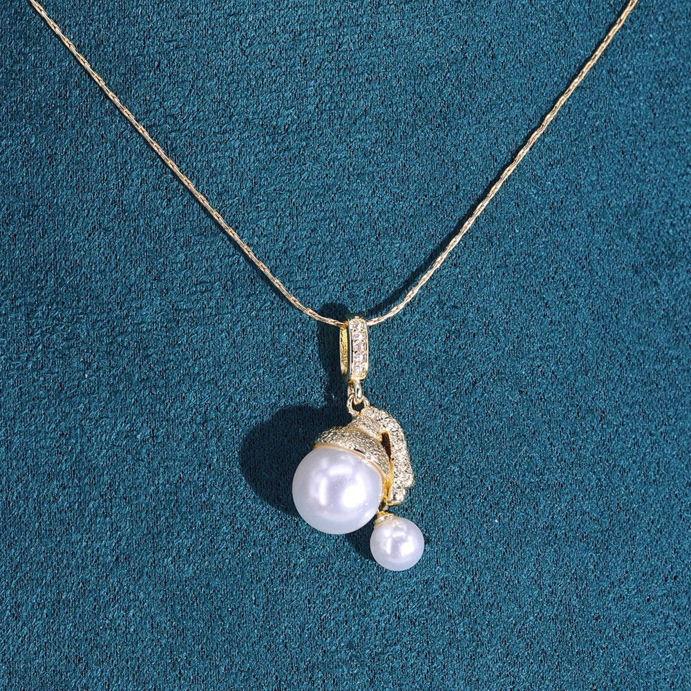 Heart Design Silver Sweater Necklace