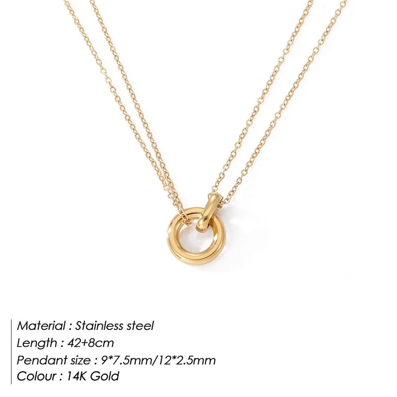 Two-Color Pendant Choker