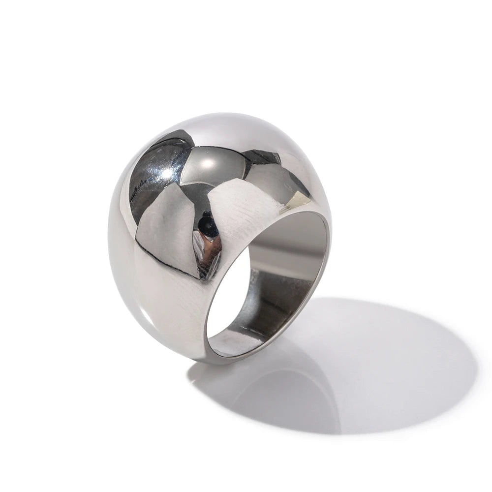 Exaggerated Ball Ring