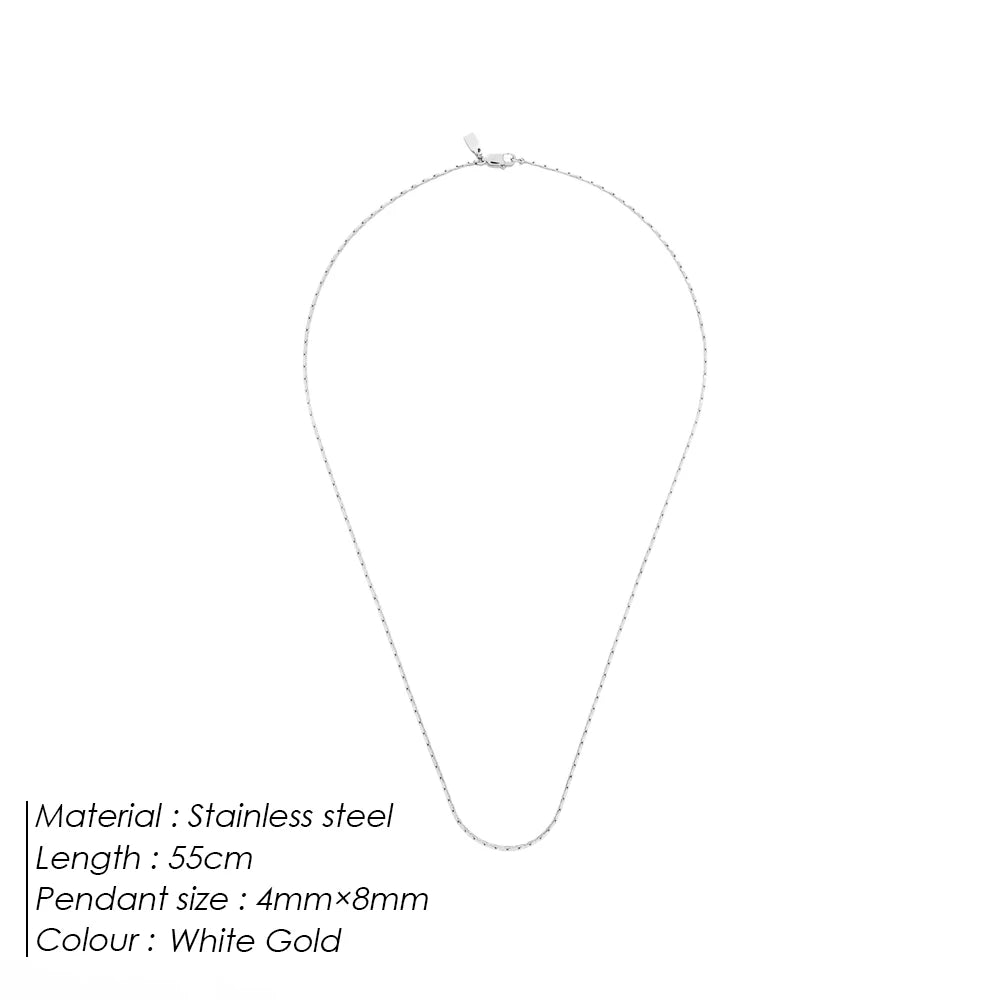 Steel Wire Hip Hop Chain Necklace