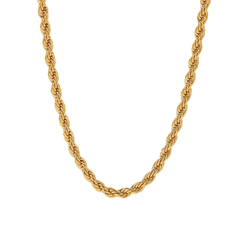 Chunky Twisted Gold Chain