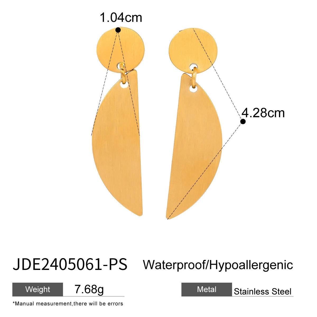Double Layered Geometric Earrings