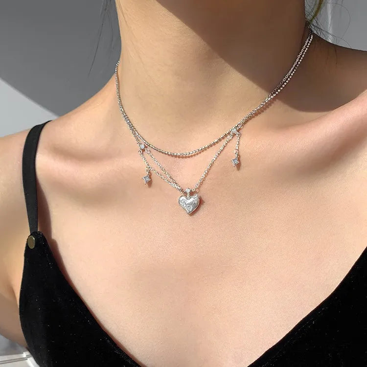 Double Layer Love Necklace