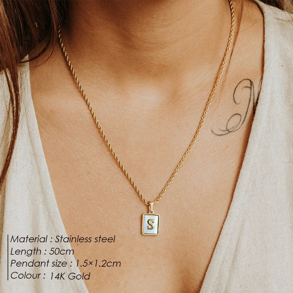 Personalized Initial Heart Necklace