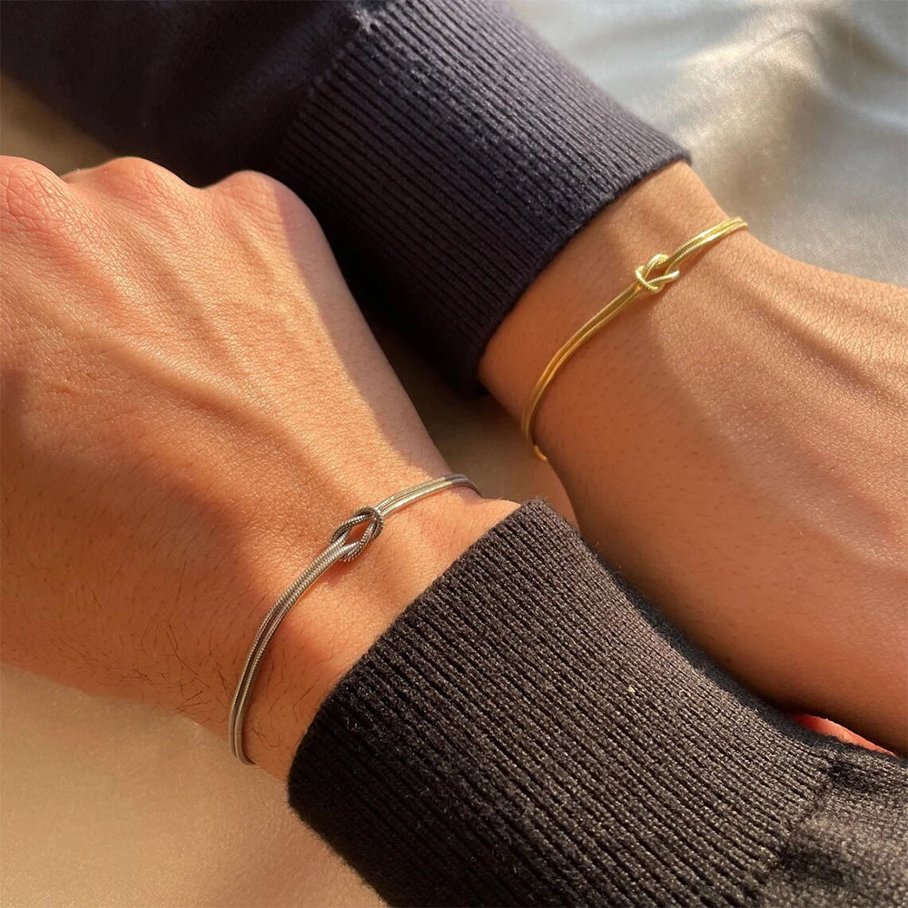 Gold Plated Couple Bracelets