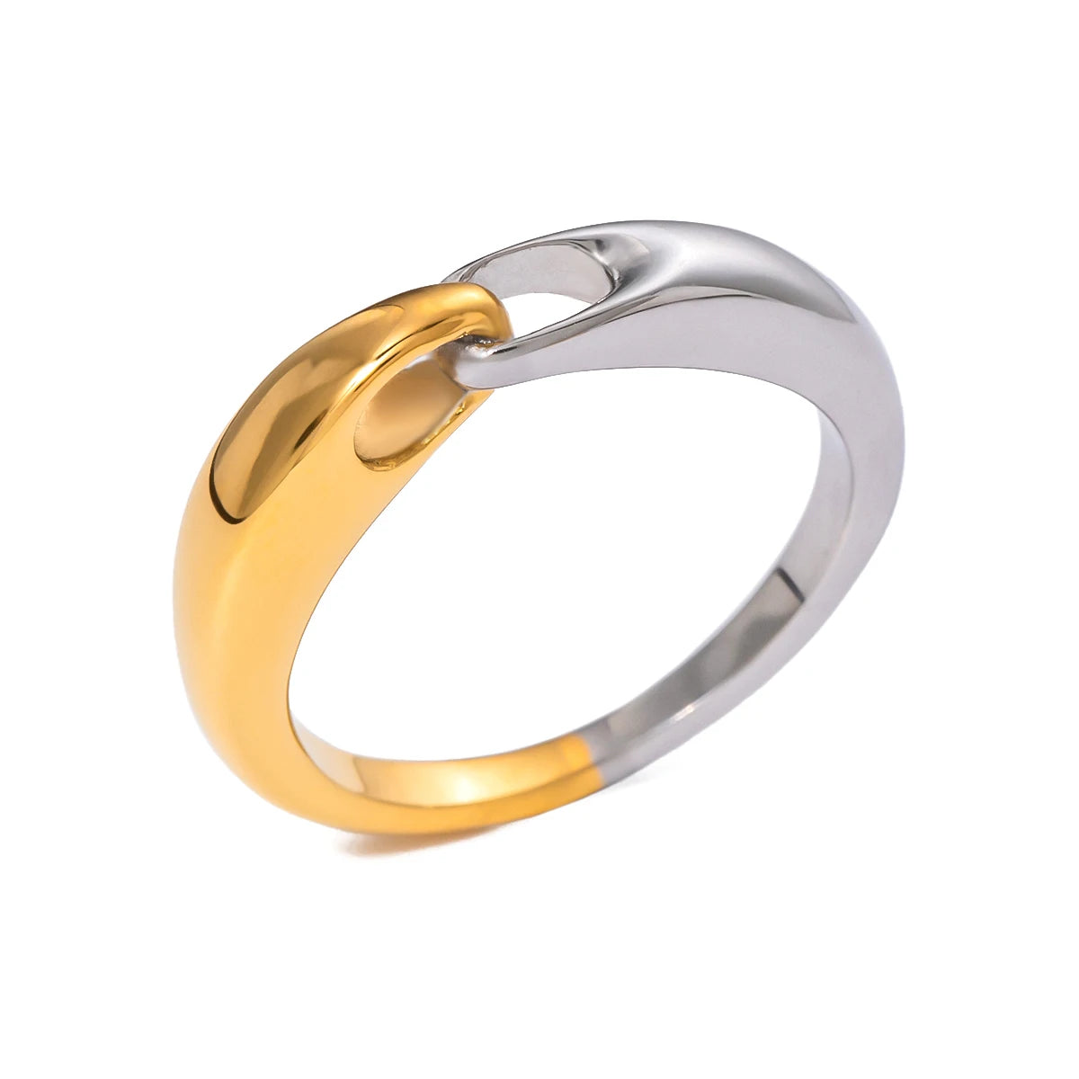 Color blocked Buckle Ring